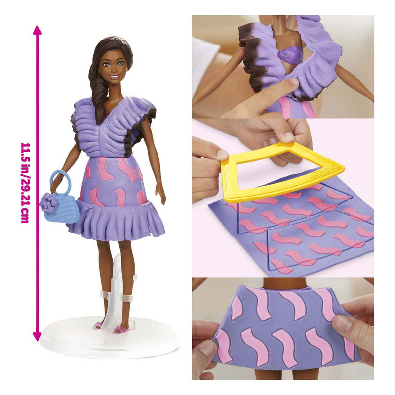 Load image into Gallery viewer, Play-doh barbie fashionista ruches - 2 kleipotjes
