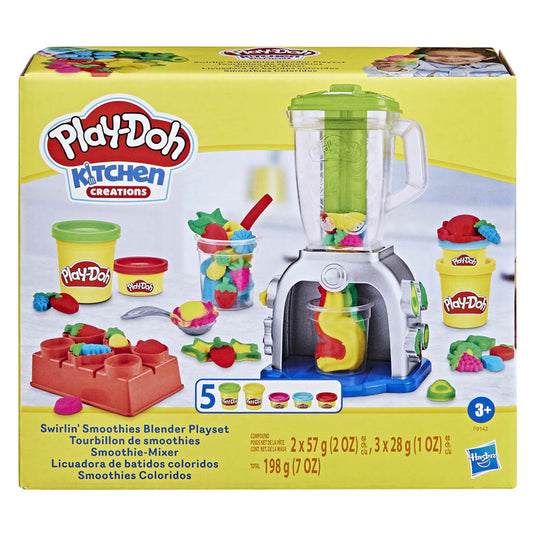 Play-doh swirlin' smoothies blender - 5 kleipotjes