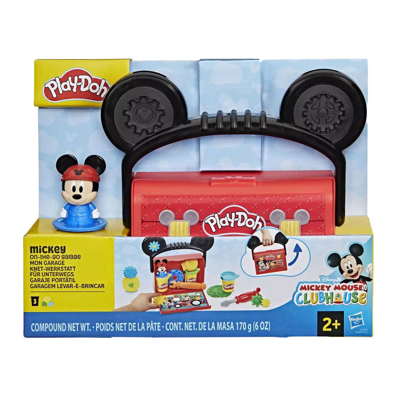 Load image into Gallery viewer, Play-doh disney junior garage on the go speelset - 3 kleipotjes
