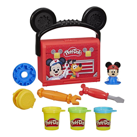 Play-doh disney junior garage op reis, mickey-speelgoed