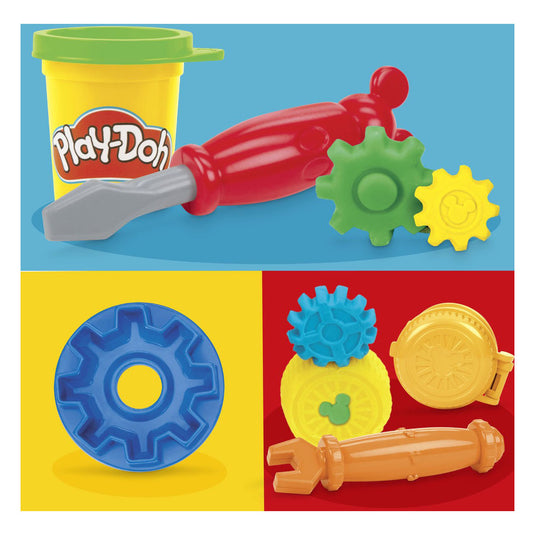 Play-doh disney junior garage op reis, mickey-speelgoed