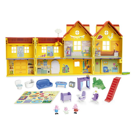 Hasbro peppa pig peppa's grote familiehuis - 16dlg.