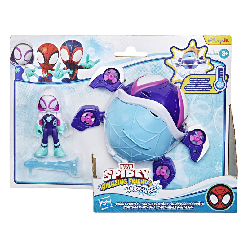 Load image into Gallery viewer, Spidey and his amazing friends marvel water-webs ghost turtle speelset
