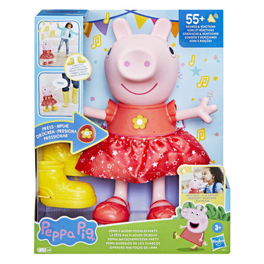 Peppa pig peppa's modderpoelen feestje - interactieve pop