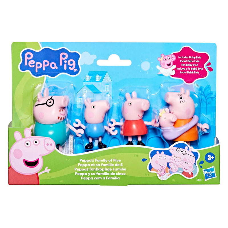 Load image into Gallery viewer, Peppa pig familie speelset - 5dlg.
