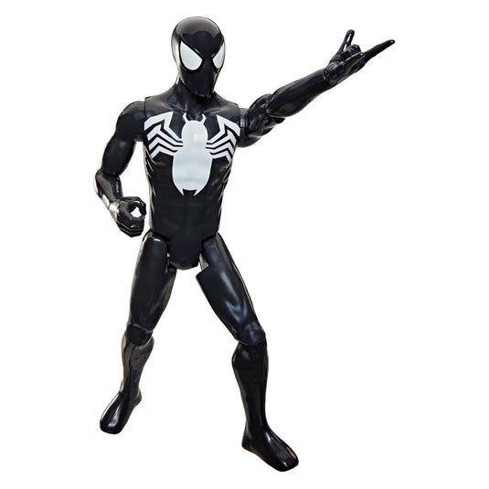 Hasbro marvel spiderman titan series spiderman symbiote speelfiguur