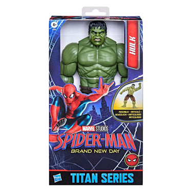 Hasbro marvel spiderman titan series hulk speelfiguur - 30cm