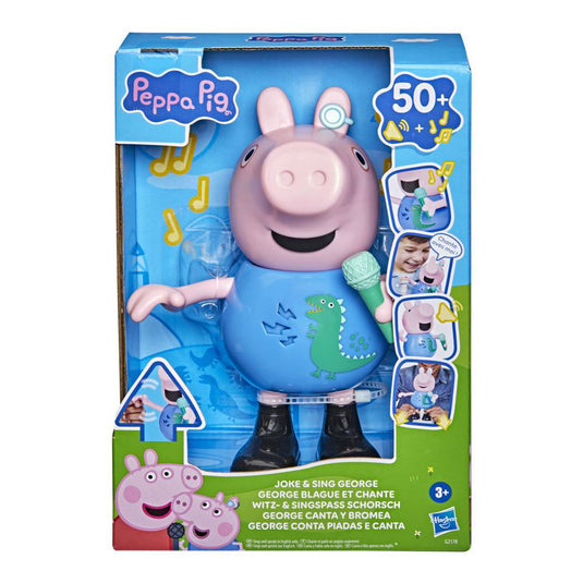 Hasbro peppa pig grappende en zingende george.