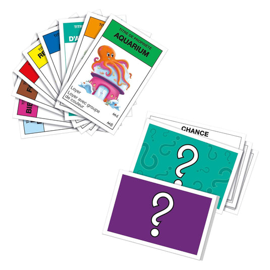 Monopoly junior-bordspel - 2 spellen in 1 - fransie editie