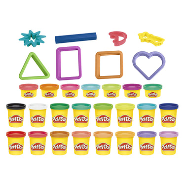 Play-doh cadeauset met 8 accessoires - 23 kleipotjes