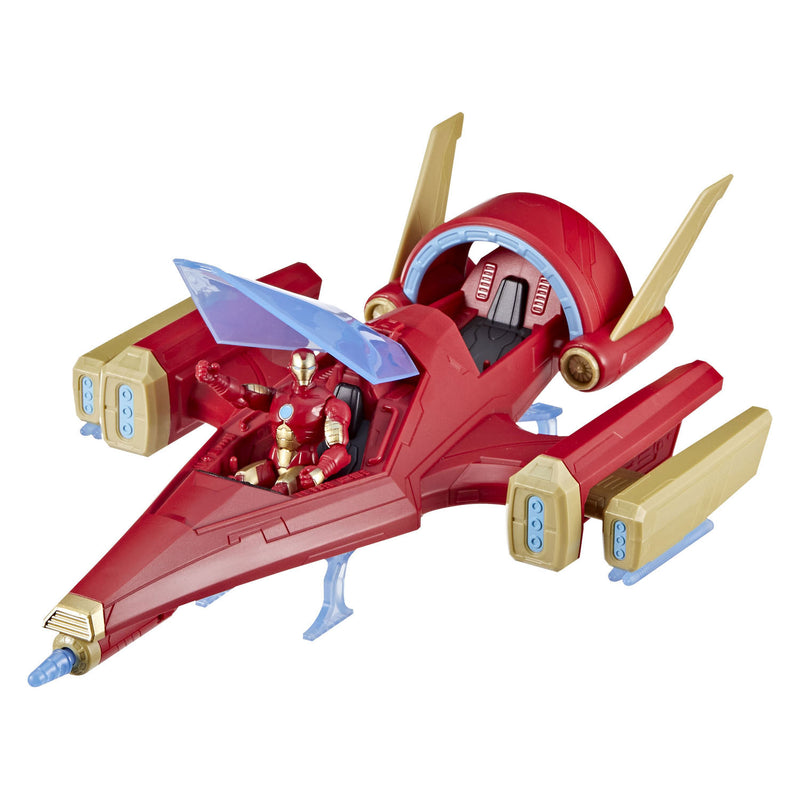 Load image into Gallery viewer, Hasbro avengers epic hero series iron man repulsor blast battle jet

