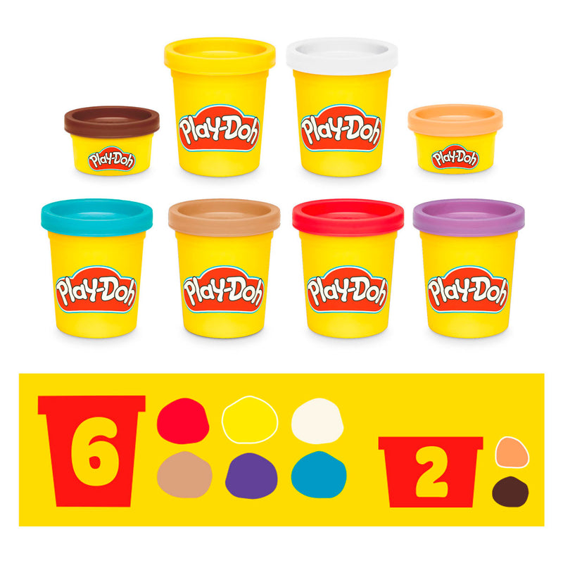 Load image into Gallery viewer, Play-doh bluey gaat kamperen speel set - 6 kleipotjes
