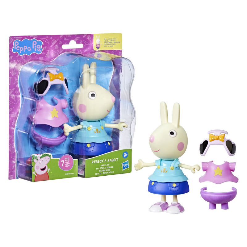 Load image into Gallery viewer, Hasbro peppa pig-speelgoed kelly konijn-aankleedfiguur van 15 cm, met 6 modeaccessoires, peuterspeelgoed, 3+
