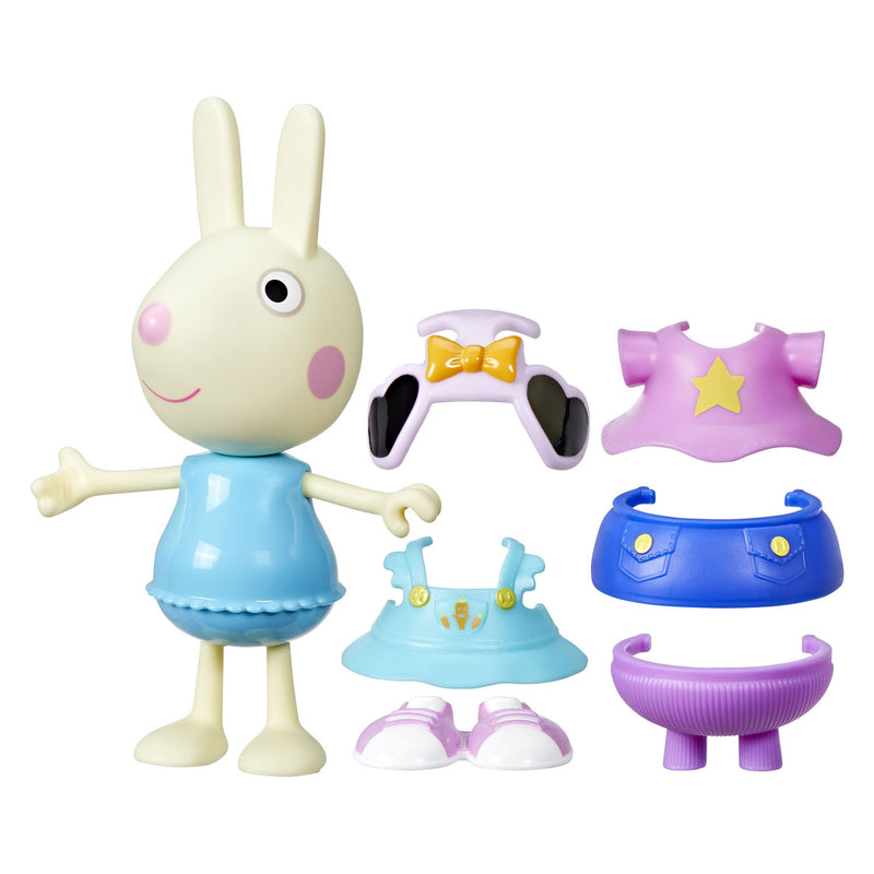 Load image into Gallery viewer, Hasbro peppa pig-speelgoed kelly konijn-aankleedfiguur van 15 cm, met 6 modeaccessoires, peuterspeelgoed, 3+
