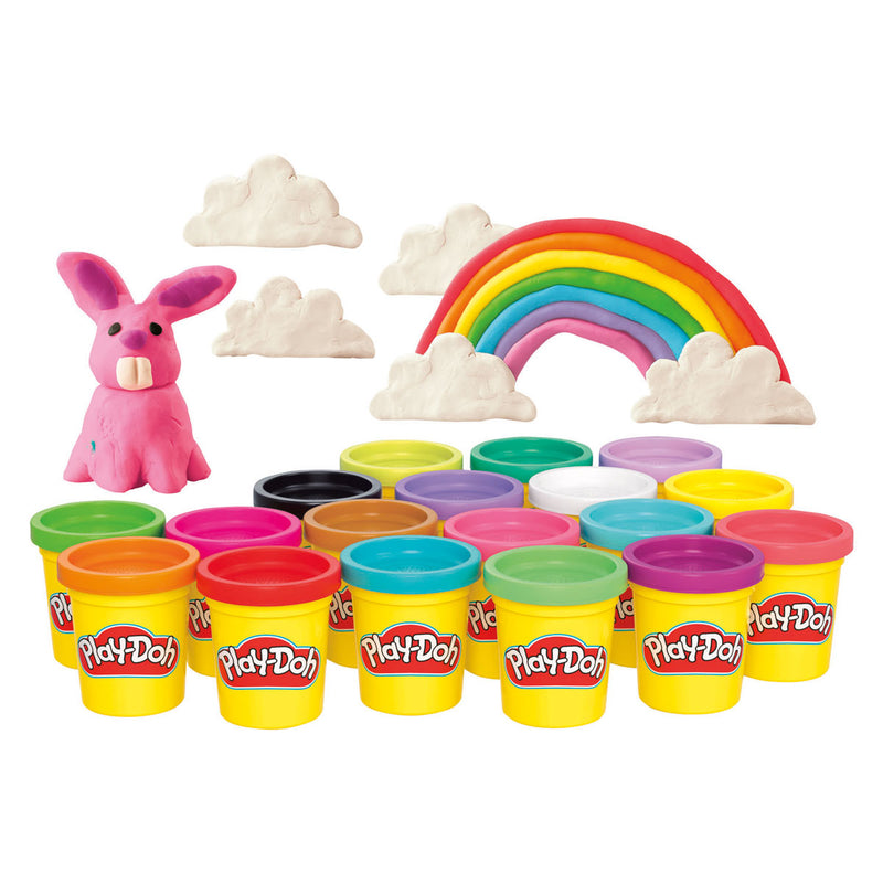 Load image into Gallery viewer, Play-doh stel je alles voor - 18 kleipotjes
