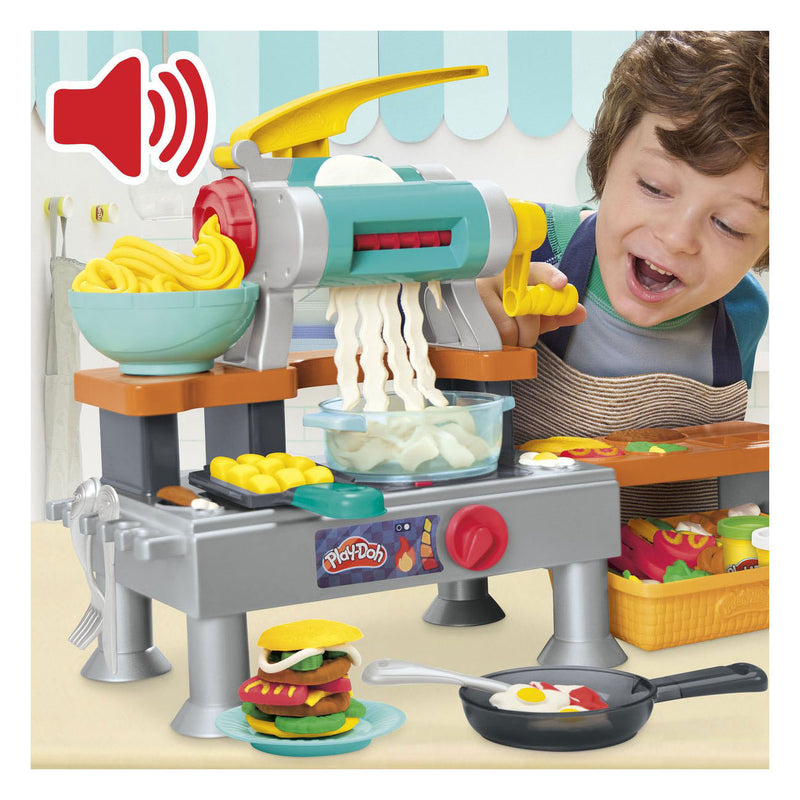 Load image into Gallery viewer, Hasbro play-doh super sizzlin' kitchen speelset - 6 kleipotjes
