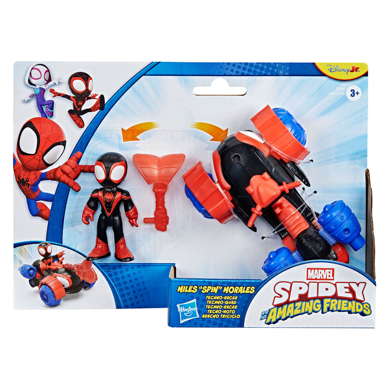 Load image into Gallery viewer, Marvel miles 'spin' morales techno-racer speelfiguur
