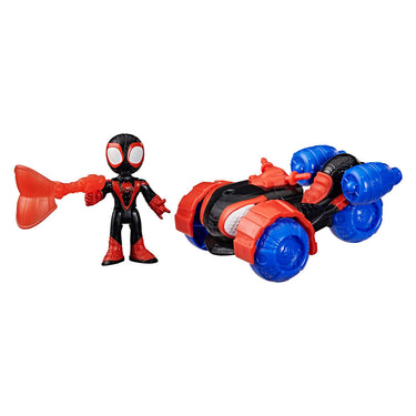 Hasbro miles 'spin' morales techno-racer speelfiguur