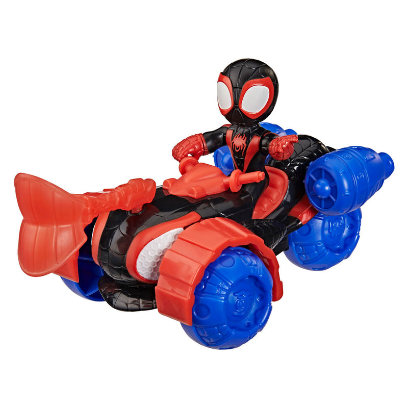 Load image into Gallery viewer, Marvel miles 'spin' morales techno-racer speelfiguur
