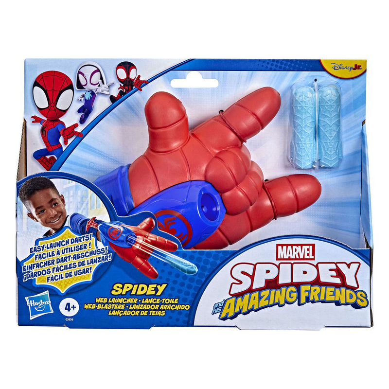Load image into Gallery viewer, Hasbro marvel spidey and his amazing friends spidey web launcher - 2 darts
