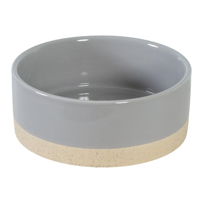 Zolux olaria voerbak keramiek grijs