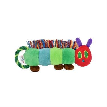 Eric carle pluche rupsje nooit genoeg met trek flostouw