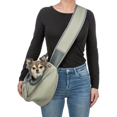 Load image into Gallery viewer, Trixie hondentas buikdrager lichtgroen
