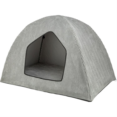Trixie hondenmand tent jonna vital ribstof lichtgrijs