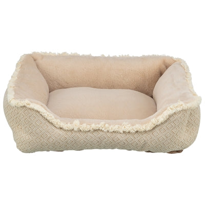 Load image into Gallery viewer, Trixie hondenmand boho rechthoekig beige
