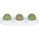 Trixie speelballen matatabi en catnip met houder