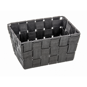 Wenko 1064949 - opbergmandje adria mini lang zwart | 4 stuks