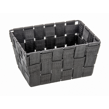Wenko 1064949 - opbergmandje adria mini lang zwart | 4 stuks