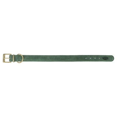 Load image into Gallery viewer, Trixie halsband hond pure leer saliegroen
