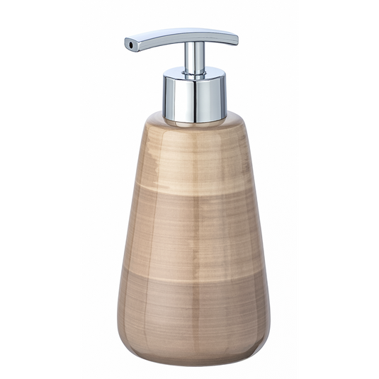 Wenko 1065019 - zeepdispenser pottery keramiek sand | 2 stuks