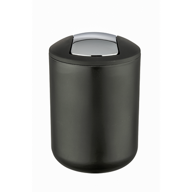 Wenko 1064930 - afvalemmer brasil s 2 liter zwart | 2 stuks