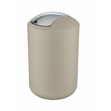 Wenko 1064925 - afvalemmer brasil l 6,5 liter taupe | 1 stuks