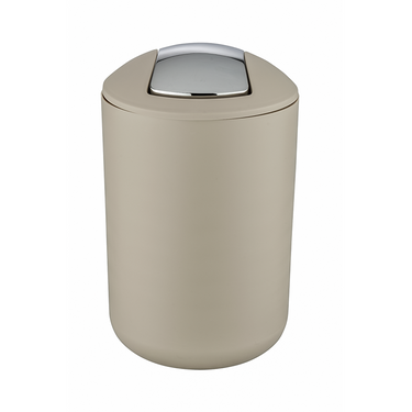 Wenko 1064925 - afvalemmer brasil l 6,5 liter taupe | 1 stuks