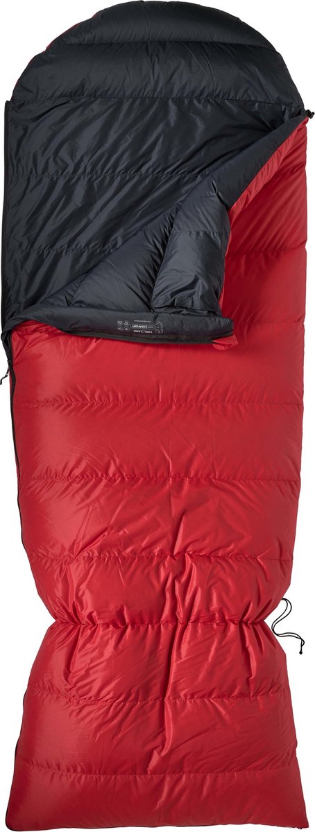 Lowland outdoor donzen slaapzak - ranger comfort - 230 x 80 cm (incl. capuchon) - 1195gr - 0°c - nylon