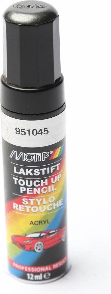 Motip 951045 - auto lakstift - grijs metallic - 12 ml