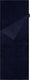 Abbey camp lakenzak - velvet fleece - blauw - 220 x 80 cm -