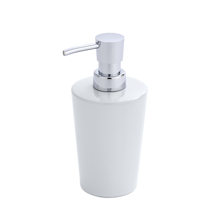 Load image into Gallery viewer, Wenko 1064910 - zeepdispenser coni keramiek wit | 2 stuks
