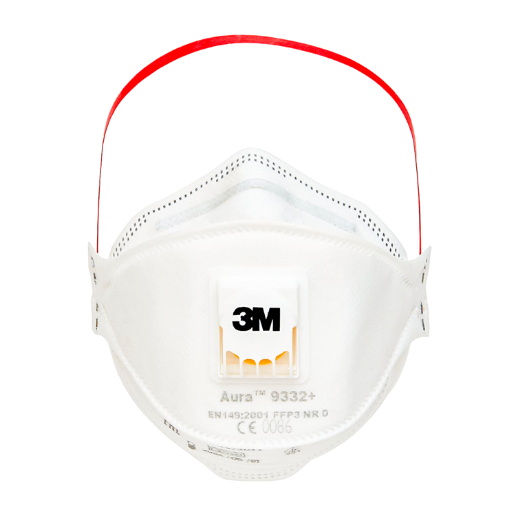Afbeelding laden in galerijviewer, 3m aura comfort cool flow stofmasker, ffp3, met ventiel, pak van 5 stuks
