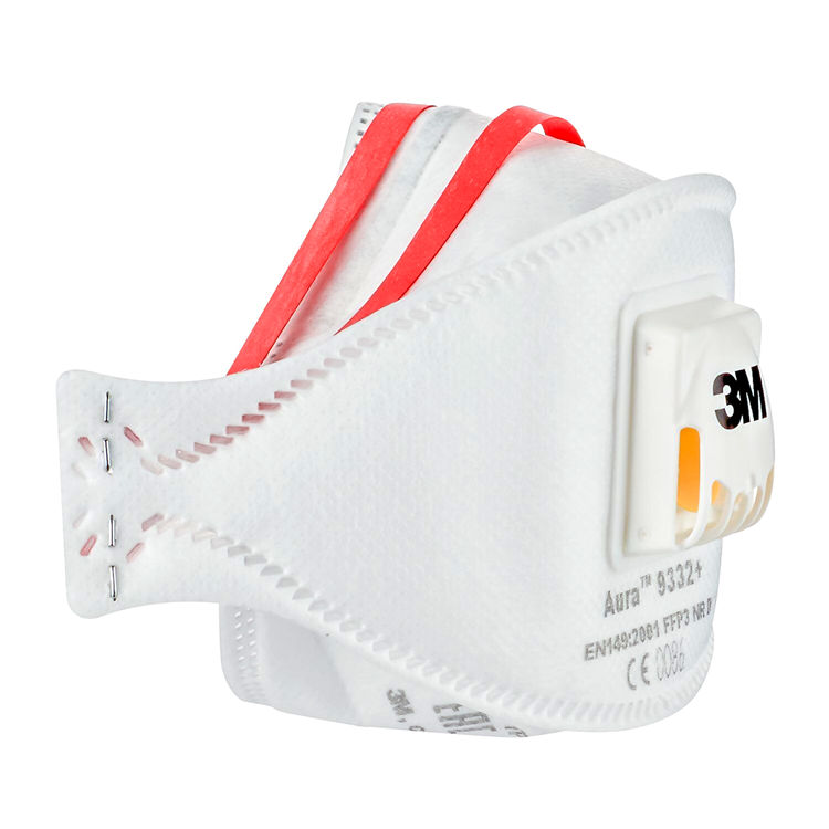 Afbeelding laden in galerijviewer, 3m aura comfort cool flow stofmasker, ffp3, met ventiel, pak van 5 stuks

