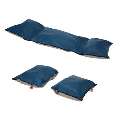 Load image into Gallery viewer, Knus autostoel reismand hondenmand beige blauw oranje
