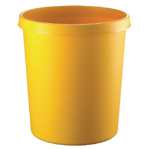 Afvalbak helit 18 liter geel