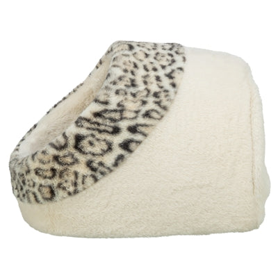 Load image into Gallery viewer, Trixie kattenmand iglo leo soft pluche creme panterprint
