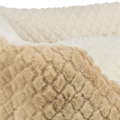 Trixie hondenmand kaline mio hoekig lichtbruin creme