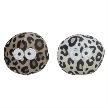 Trixie bal met ogen luipaardprint met kattenkruid catnip assorti