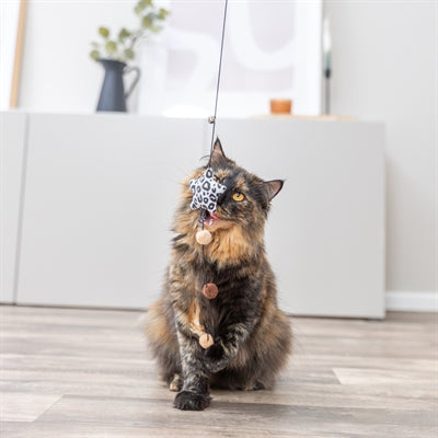 Load image into Gallery viewer, Trixie kattenhengel ster pluche met kattenkruid catnip
