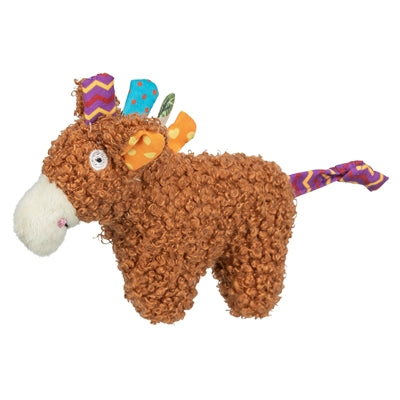 Load image into Gallery viewer, Trixie paard pluche met kattenkruid catnip bruin
